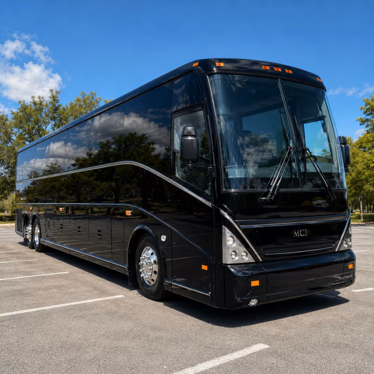 minnetonka charter bus rental exterior